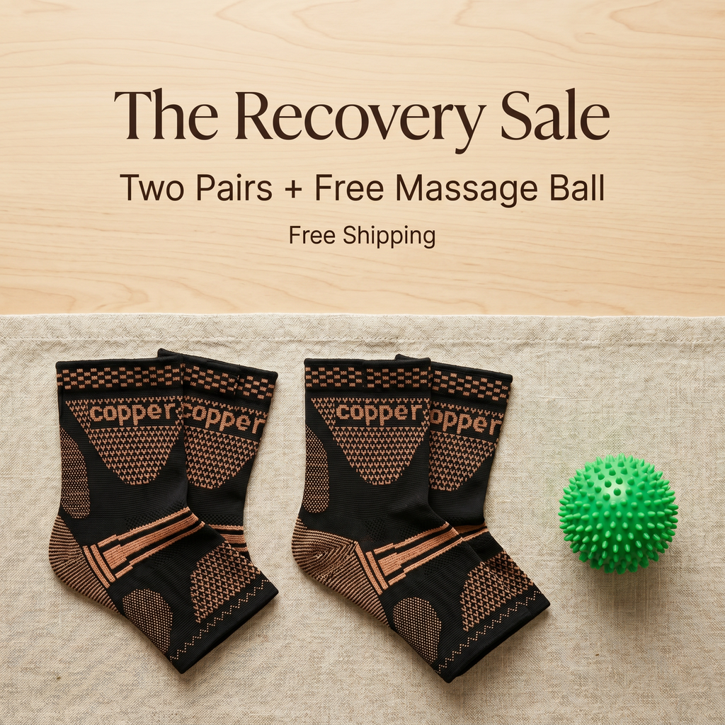 Copper Plantar Fasciitis Relief Sleeve